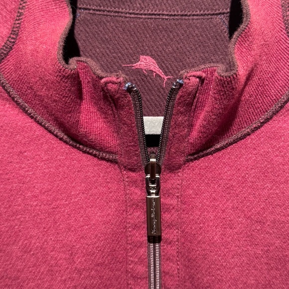 Tommy Bahama Flip-view/Reversible Men’s 1/4 Zip Jacket - Size XL - Picture 9 of 12
